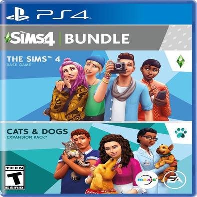 JOGO MÍDIA FÍSICA, NOVO E LACRADO, ORIGINAL - Consiga o conteúdo de gatos e cachorros The Sims 4 e The Sims 4 em um ótimo pacote! você está no contro