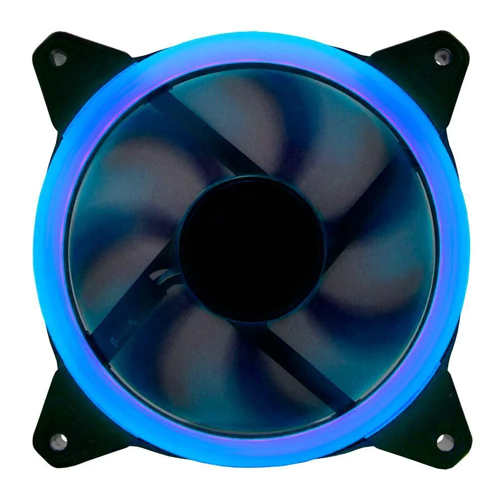 Cooler FAN K-MEX, 120mm, Ring LED, Azul 5