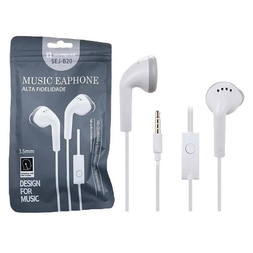 Imagem 2 de 3 do produto Fone De Ouvido Sumexr Sej-b20 Branco