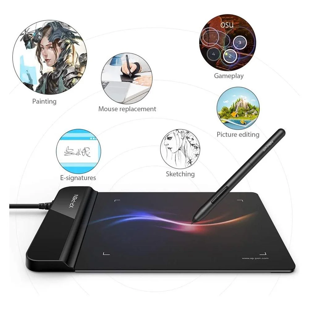 Imagem 5 de 5 do produto Mesa Digitalizadora Xp-pen Pequena 5080 Lpi Usb - Star G430s