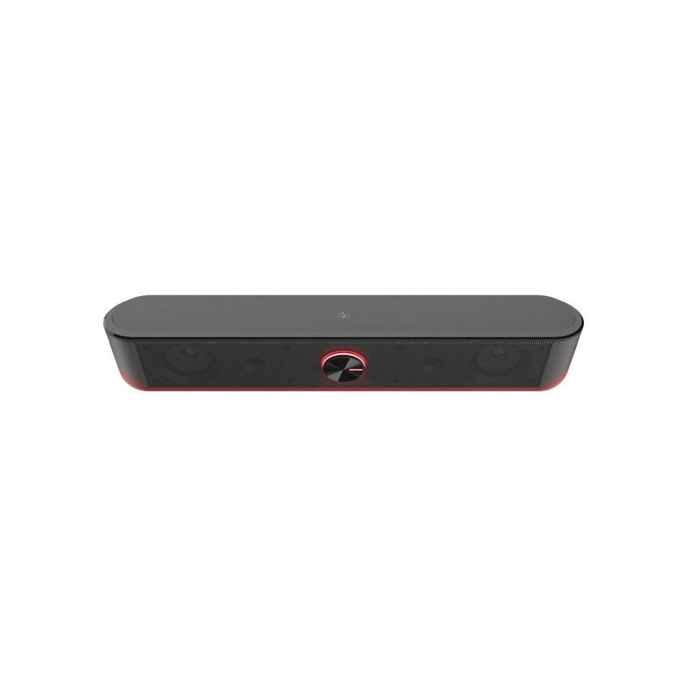 Soundbar Para Tv E Pc Soundbar 24007 Gxt-619 Thorne Rgb Led Stereo Para Pc 12w