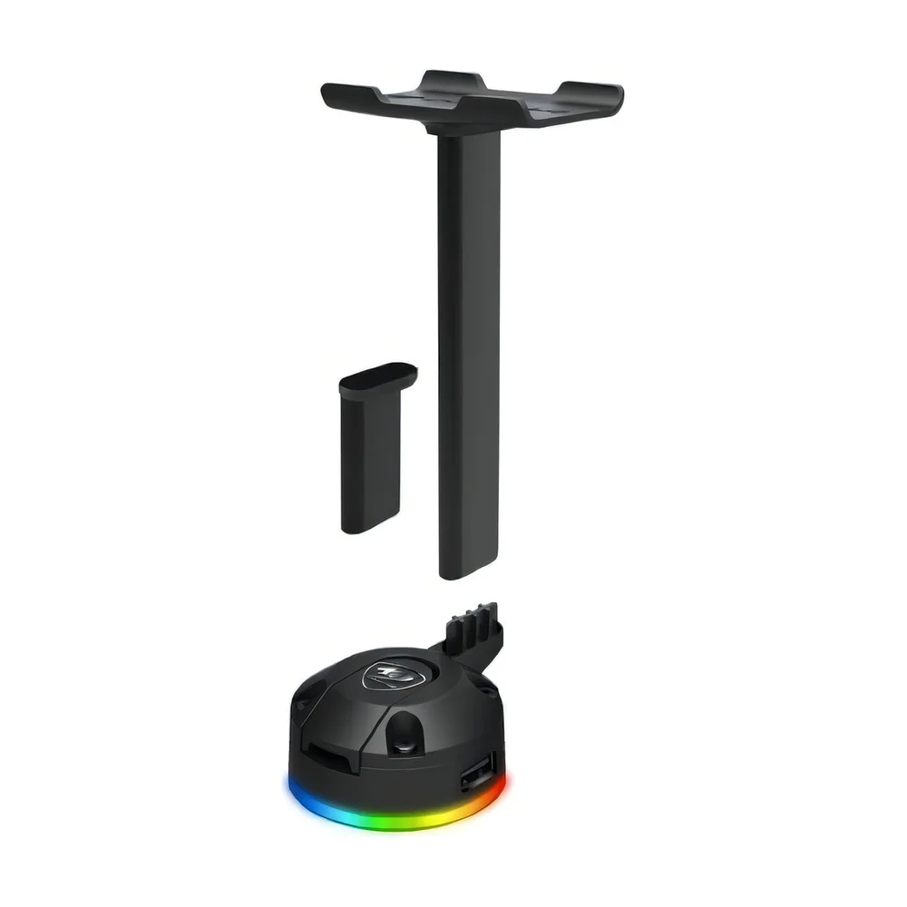 Suporte Para Headset Cougar Bunker S, RGB - 3MBSRXXB.0001 Suporte Para Headset Cougar Bunker S, RGB - 3MBSRXXB.0001