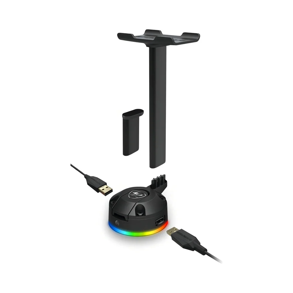 Suporte Para Headset Cougar Bunker S, RGB - 3MBSRXXB.0001 Suporte Para Headset Cougar Bunker S, RGB - 3MBSRXXB.0001