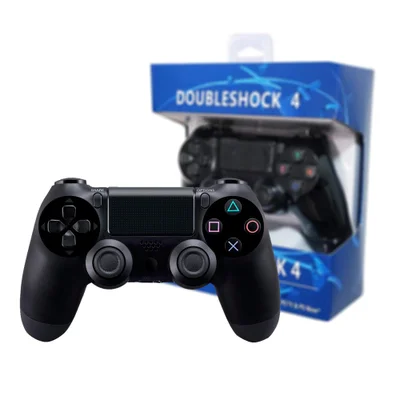 Controle Sem Fio para PS4, com vibração E P3 - Preto