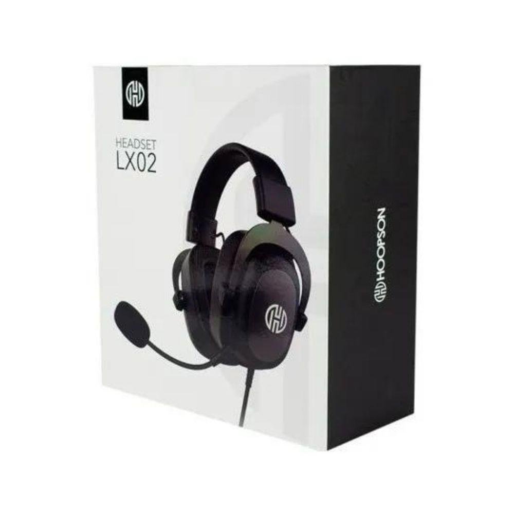 Headset Gamer Hoopson LX02, Preto