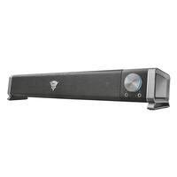 Soundbar para PC e TV com Botão de Volume e Entradas para Fone e Microfone Frontais 6W RMS Trust GXT 618 Asto Sound Bar   Perfeita para compor o seu h