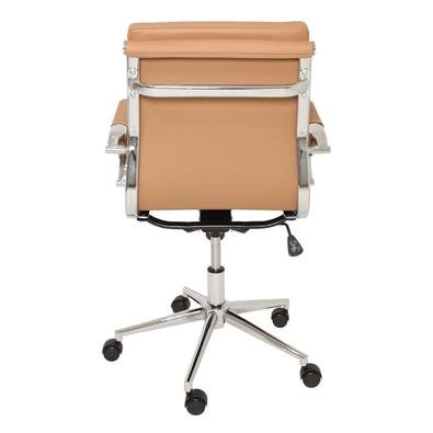 Cadeira De Escritório Giratória Diretor Eames Confort CarameloPara quem deseja garantir mais conforto no dia a dia de trabalho e ainda dar um toque de