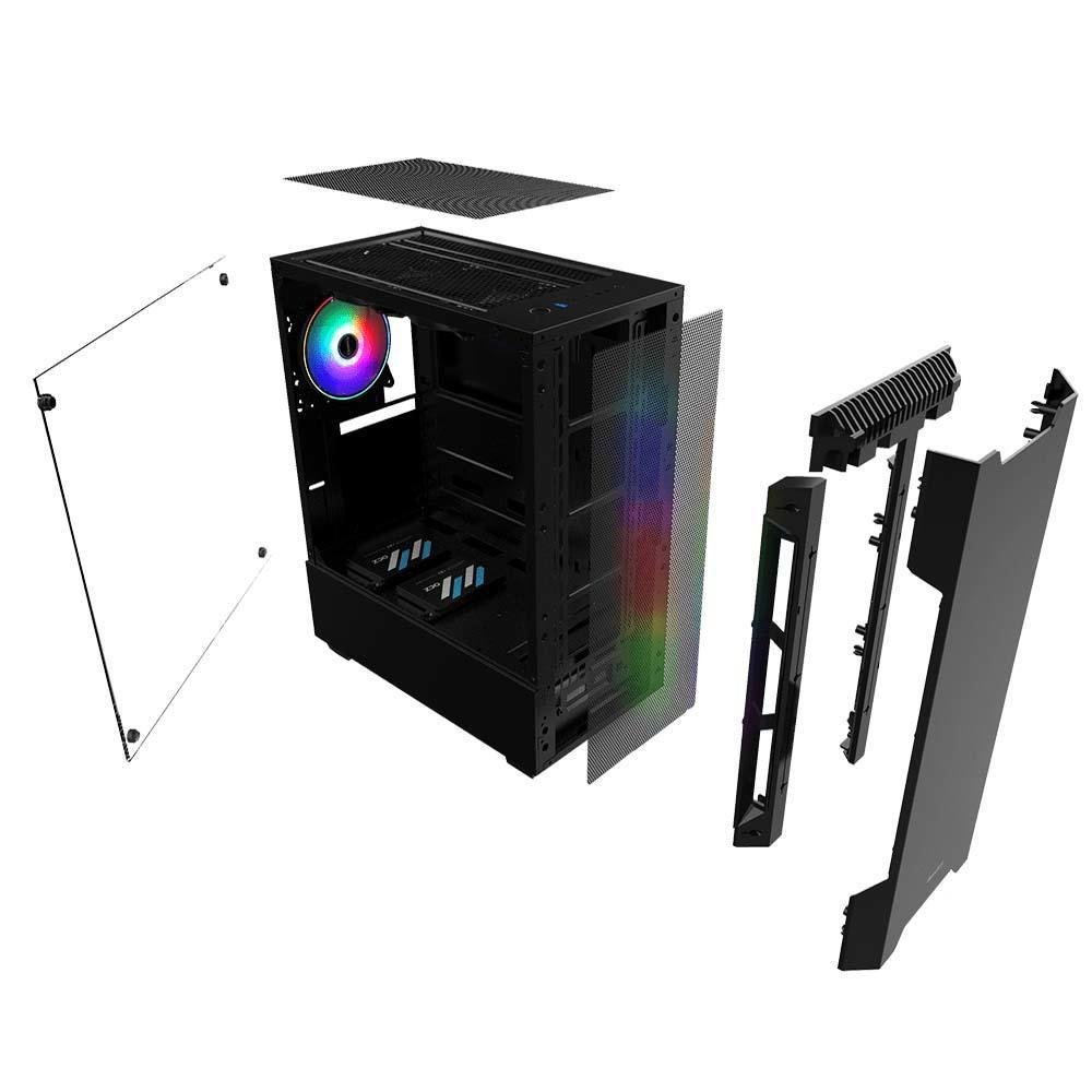 Imagem 3 de 4 do produto PC Gamer Neologic Fortnite, Intel I5-2400 3.40GHz, Memória RAM 16GB, GTX 1650 4GB, SSD 120GB, Windows 10 - SMT82615