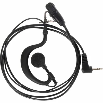 Fone para Rádio Comunicador com PTT MT01 Preto