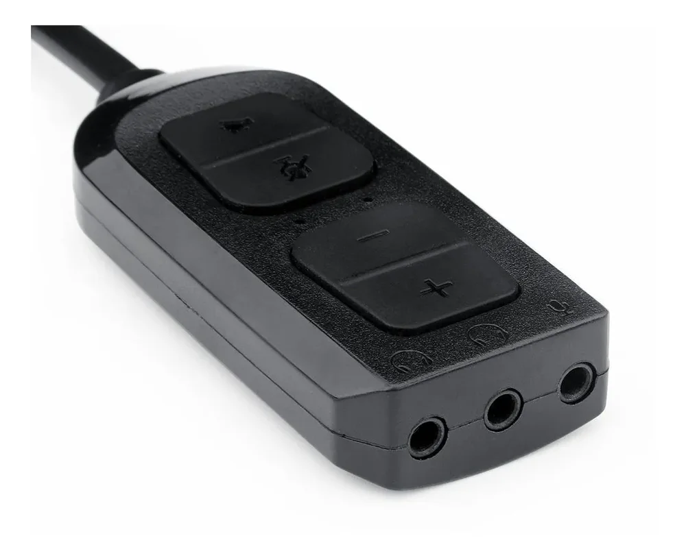 Imagem 2 de 5 do produto Adaptador Audio, Usb, Redragon, Circe, Ha100 P2, P3, Pc e Ps4.