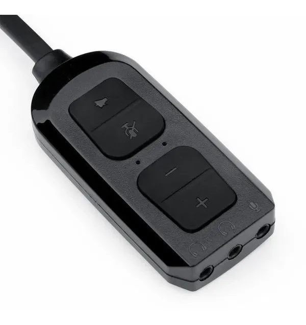 Imagem 3 de 5 do produto Adaptador Audio, Usb, Redragon, Circe, Ha100 P2, P3, Pc e Ps4.