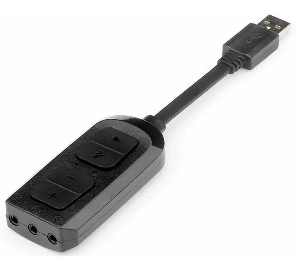 Imagem 4 de 5 do produto Adaptador Audio, Usb, Redragon, Circe, Ha100 P2, P3, Pc e Ps4.