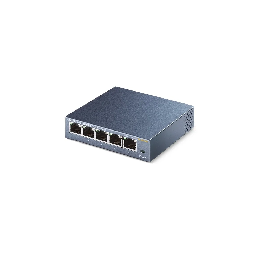 Imagem 4 de 5 do produto Switch Gigabit Tp-link Tl-sg105 5 Portas (10/100/1000 Mbps) Não Gerenciável