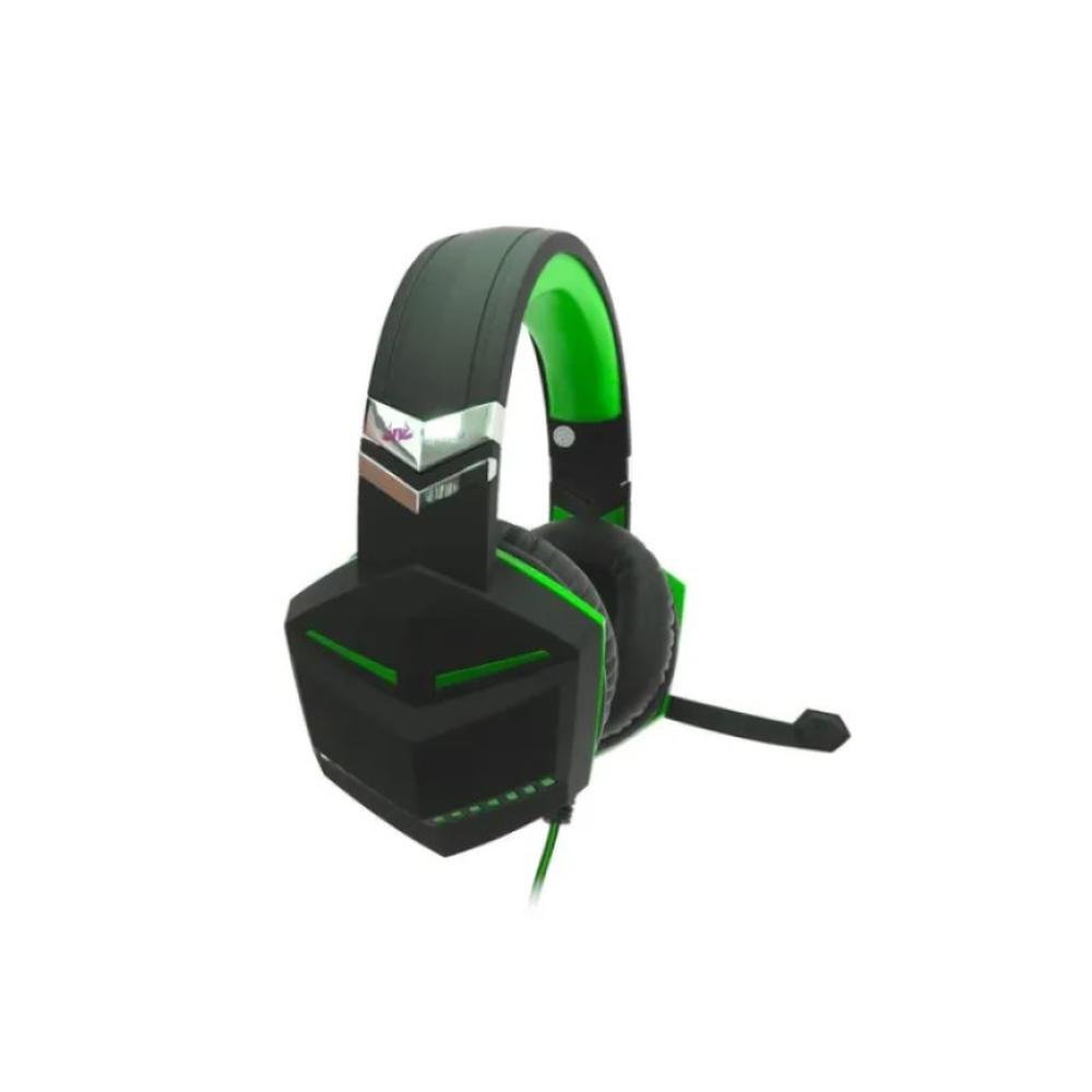 Imagem 3 de 4 do produto Fone De Ouvido Headset Gamer, C/microfone P3, Verde - Kp-433
