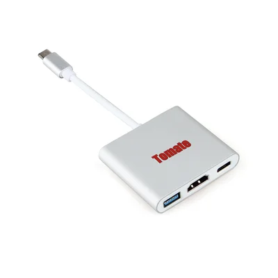 Adaptador Conversor Usb C Para Hdmi, Usb E Usb C - Tomate  Mtc-7106