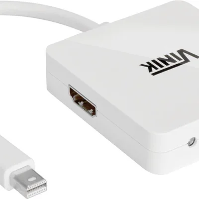 ADAPTADOR 3 EM 1 MINI DISPLAYPORT PARA DVI/HDMI/DISPLAYPORT MDP-3IN