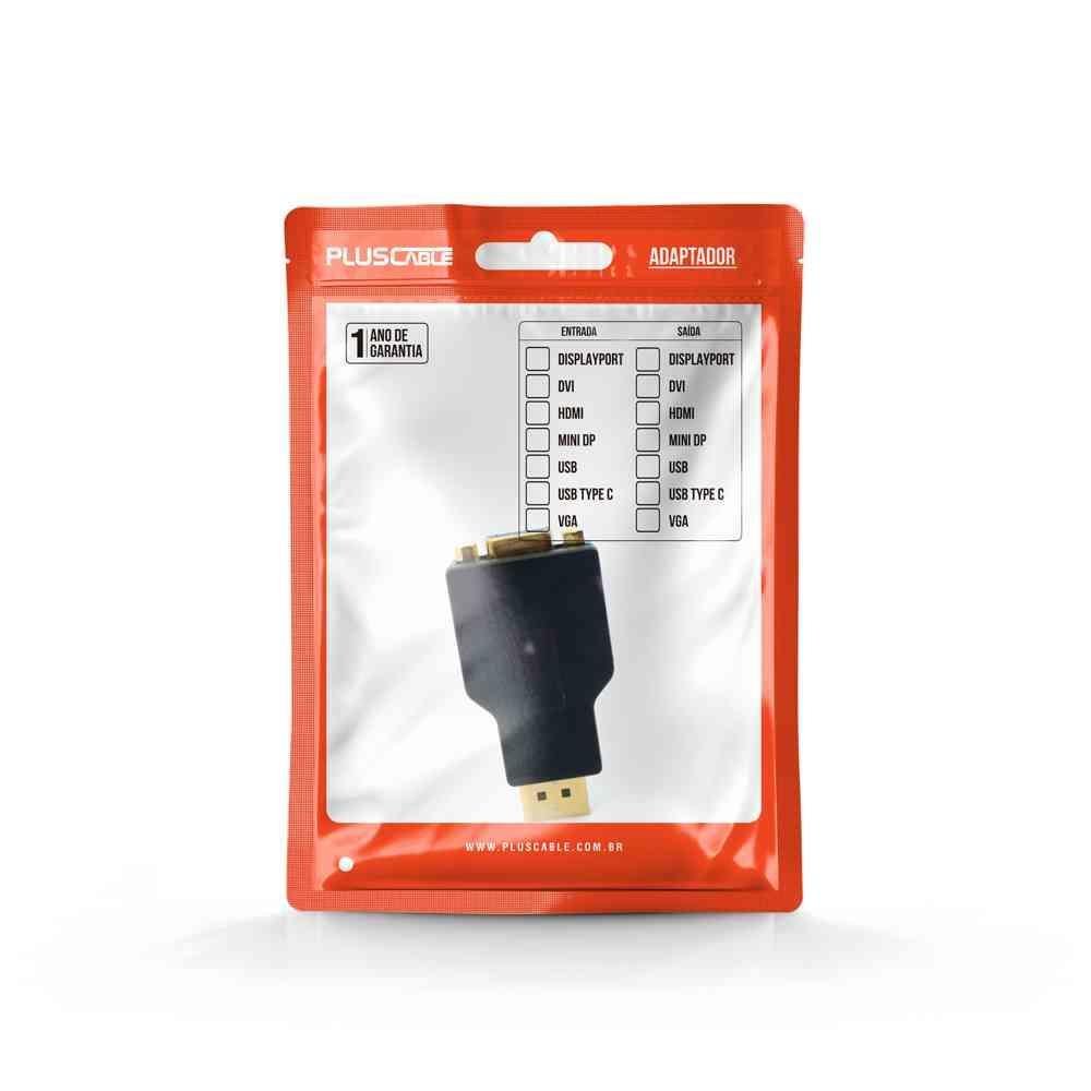 Imagem 3 de 3 do produto Adaptador Displayport M x VGA Plus Cable - ADP-101BK