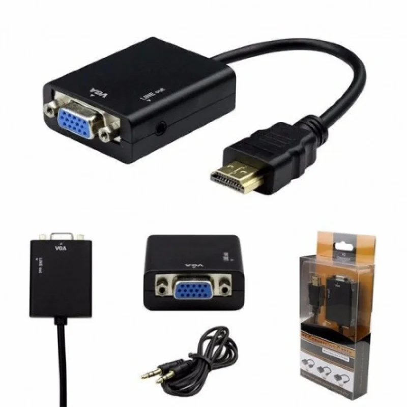Imagem 3 de 3 do produto Adaptador HDMI Para VGA HD Conversion Cable
