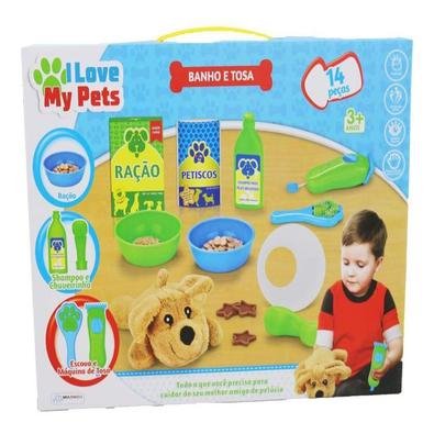 Brinquedo I Love My Pets - Banho E Tosa Multikids Br 1217