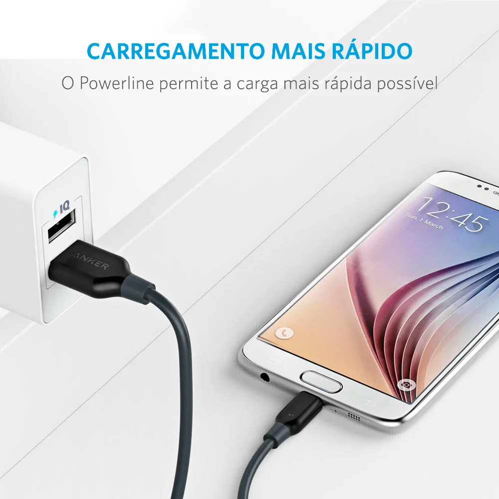 Imagem 5 de 5 do produto Cabo Anker Micro USB Powerline Android 3,00m