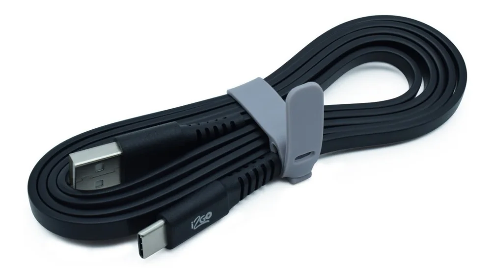 Imagem 5 de 5 do produto Cabo Usb-c I2go 1,2m 2,4a Flat Preto