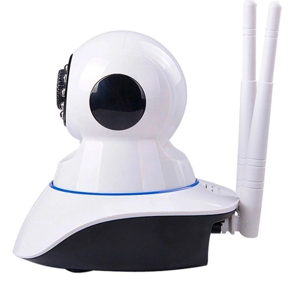 Imagem 3 de 5 do produto Câmera Segurança Ip Hd 720p Sem Fio Wifi P2 Áudio Cartão Sd