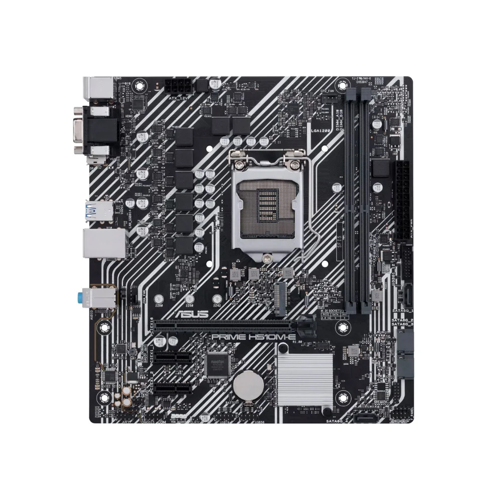 Placa Mae Asus Intel 1200, DDR4, HDMI/VGA 10/11° Geração, Prime H510m-e Placa Mae Asus Intel 1200, DDR4, HDMI/VGA 10/11° Geração, Prime H510m-e