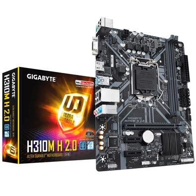 Placa Mae Gigabyte H310m H 2.0 Micro Atx Ddr4 Intel Lga 1151 Hdmi