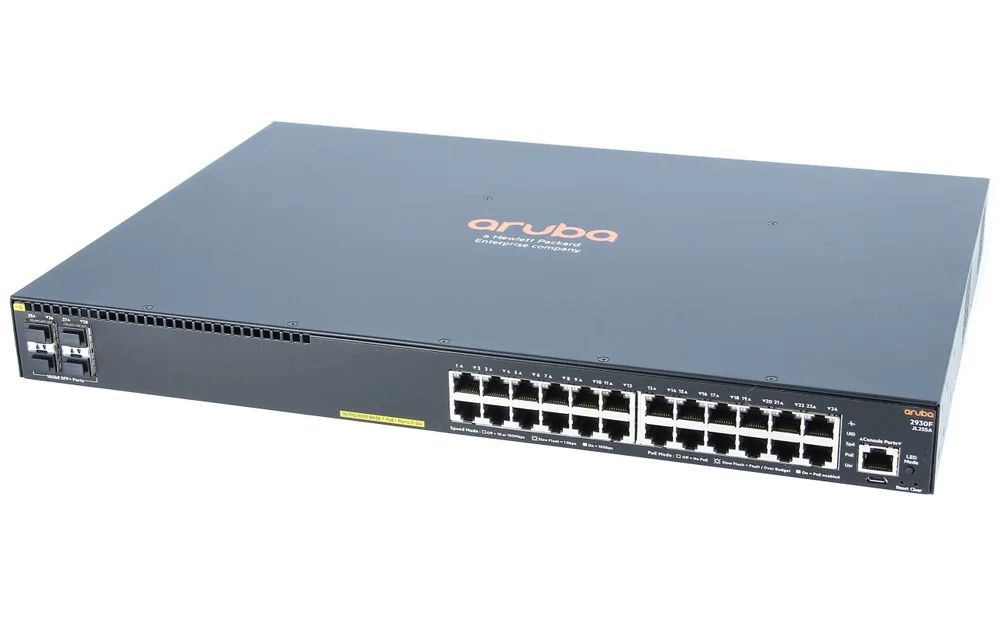 Imagem 2 de 4 do produto Switch Aruba 2930f, 24g Poe + 4sfp+, 370W - Jl255a