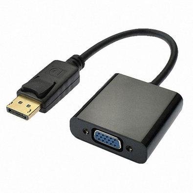 Cabo Conversor Displayport Para VGA, Adaptador Compatível com Dell HP Lenovo