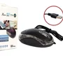 Mouse Knup, USB, Óptico, 1200 DPI, Preto - KP-M611