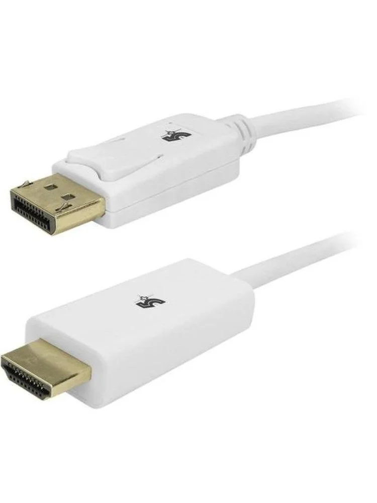 Imagem 5 de 5 do produto Cabo Displayport 1.2 Para HDMI 2m C/ Trava Branco 075-8821