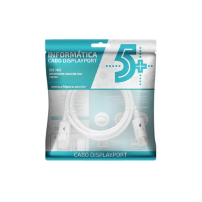 Cabo Displayport 1.2 Pix 018-7497, 2M, Com trava