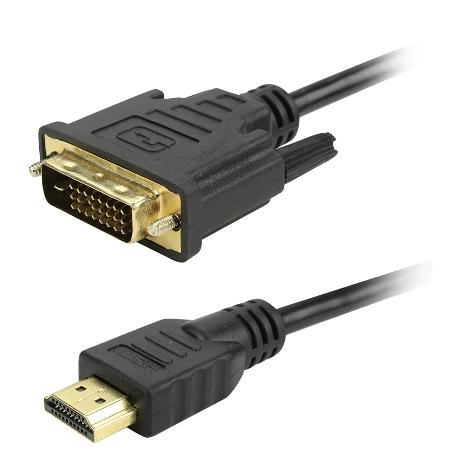 Imagem 4 de 4 do produto Cabo DVI Chipsce, 24+1 X HDMI Macho, 5+, 3 Metros - 018-8703