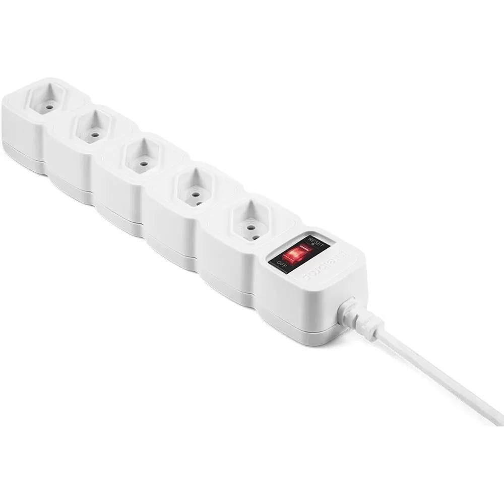 Imagem 4 de 5 do produto Filtro De Linhas Intelbras Epe 205 Pt 5 Tomadas 1 Metro- 4824200 Branco Bivolt