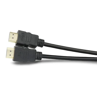 Cabo HDMI Alta Performance V2.0, 4k Ultra Hd, Arc E Ethernet, Conectores Com Banho De Ouro 24k, Com 3 Metros, Preto, Hs2030, Elg