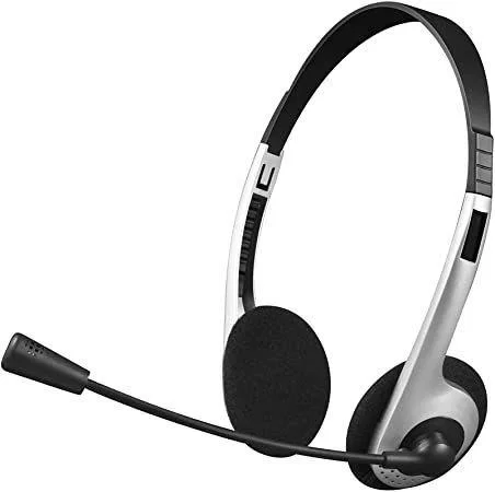Imagem 2 de 5 do produto Fone De Ouvido C3tech, Ph-01si, P2 3.5 Mm, Voip, Prata