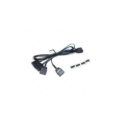 Cabo Dex Adaptador de Energia Molex Argb 5v 4 Said. 3 Pinos 50cm P/cooler Cm-54