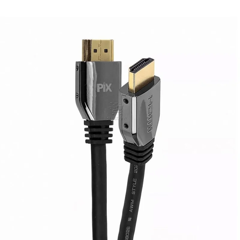 Imagem 4 de 4 do produto Cabo HDMI Pix 018-2121, Macho X Macho, 2.1, 8k, 1.5m, Preto, Gold Chip Sce