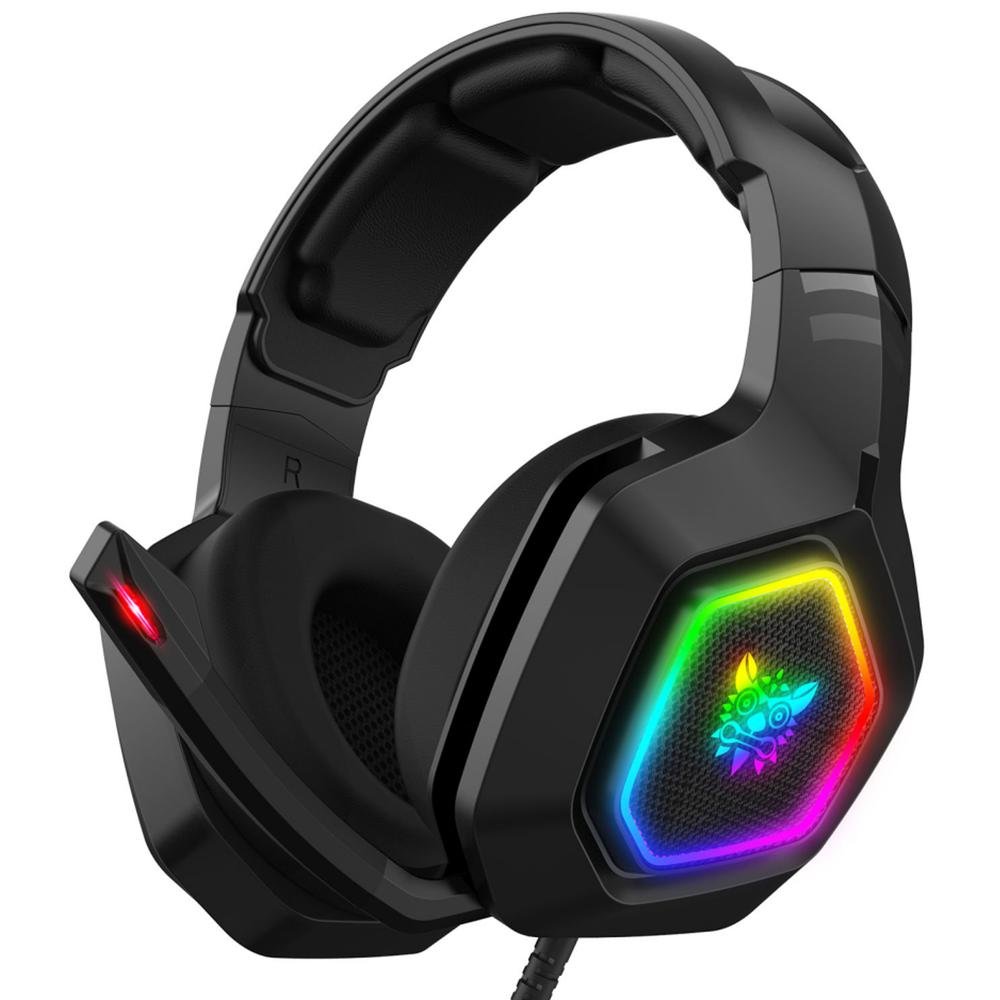 Fone Headset Gamer Rgb P2/p3/usb Para Led Onikuma Cabo 2,2m Preto | KaBuM!