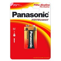 Bateria Panasonic Alcalina 9v 6lf22xab/1b24 (cartela Com 1 Unid.)
