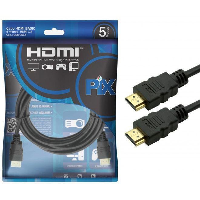 Cabo Pix HDMI GOLD 1.4 - 4K ULTRAHD 15P 5M 018-0514.