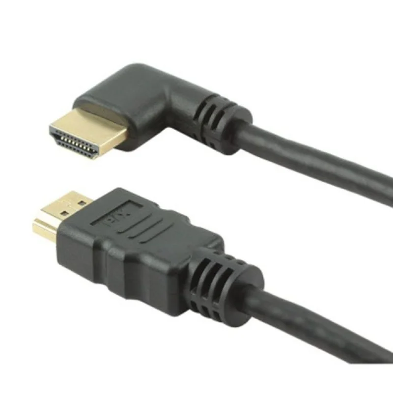 Imagem 2 de 3 do produto Cabo HDMI Pix Gold, 90 Graus, 2.0, 4K, HDR, 19P, 10M - 018-3330