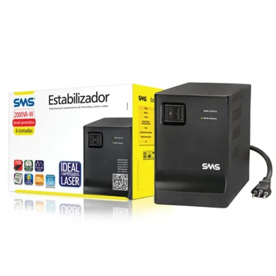 Estabilizador 2000va Bivolt Progressive Iii - 16218 - Preto