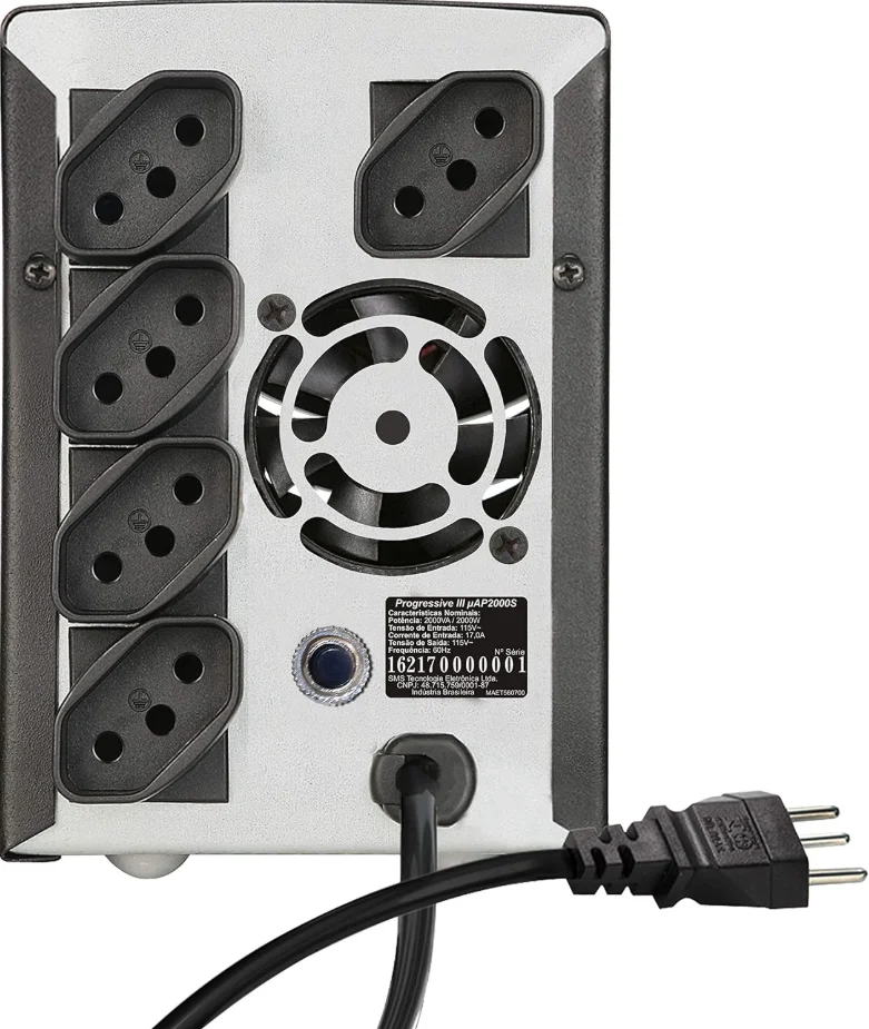 Imagem 5 de 5 do produto Estabilizador SMS Progressive III 1000VA Bivolt – Modelo 16216