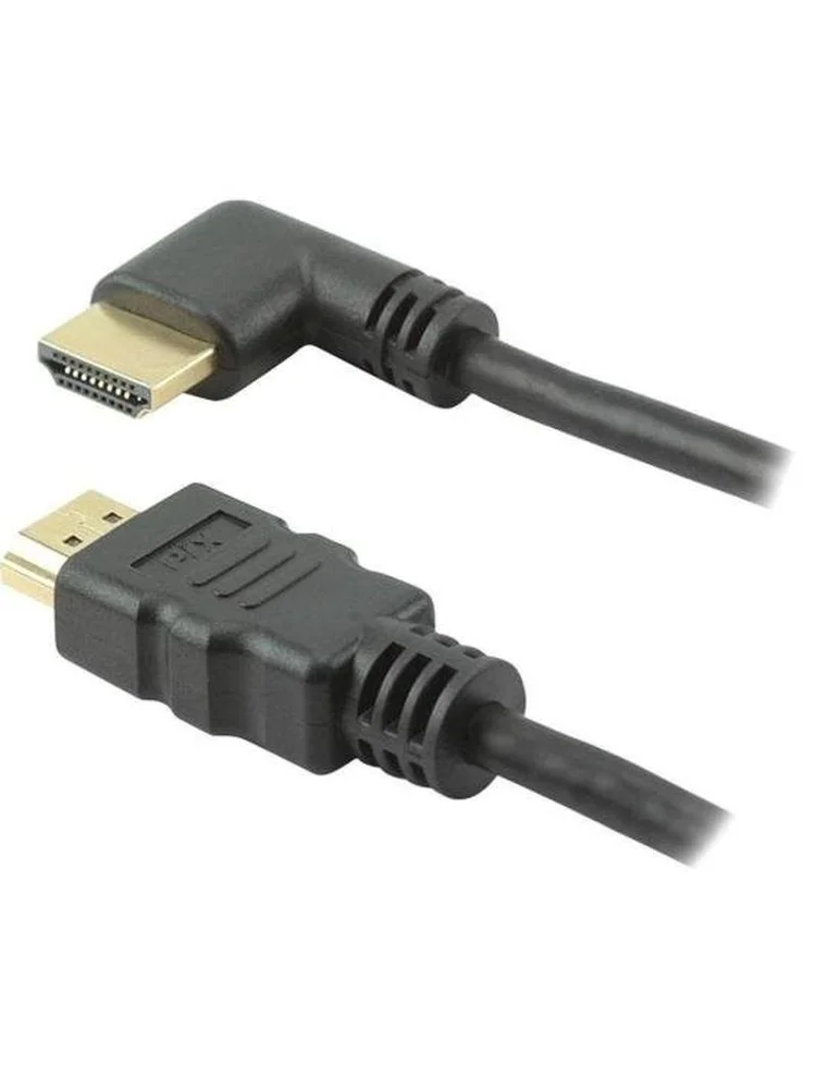 Imagem 5 de 5 do produto Cabo HDMI L Pix, 5M, 90 Graus, Blindado, 2.0 Ethernet, 4K - 3D018-3325