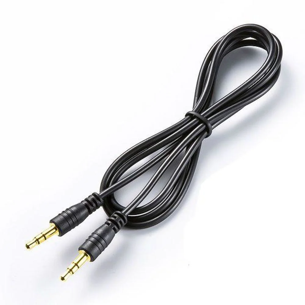 Imagem 4 de 5 do produto Cabo De Audio P2 3.5mm A 3.5MM 2m Refor Pta Doura Cbx-a2p220