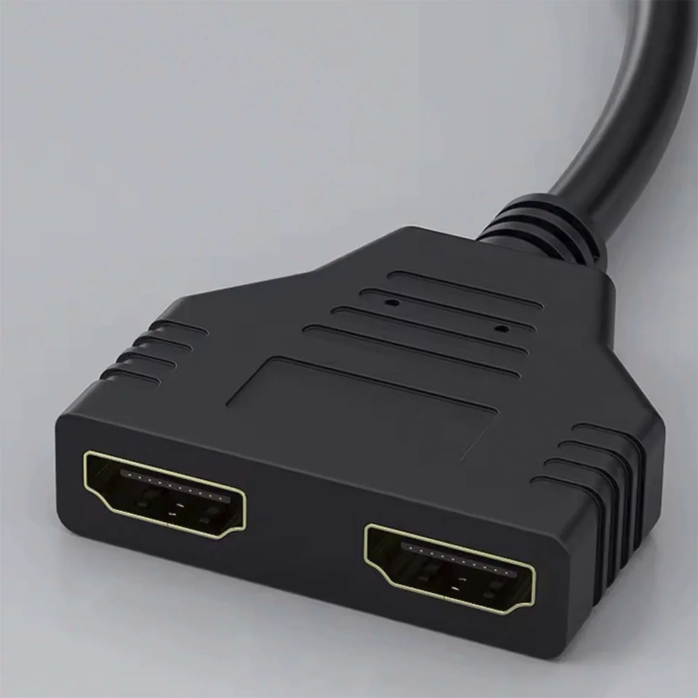 Imagem 3 de 5 do produto Cabo HDMI Divisor Splitter Duplicador Y HDMI 1x2 Xt-2010