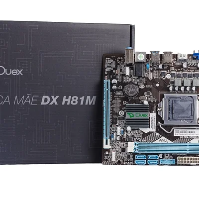 Placa-Mãe Duex, Intel LGA 1150, DDR3 - DX-H81M