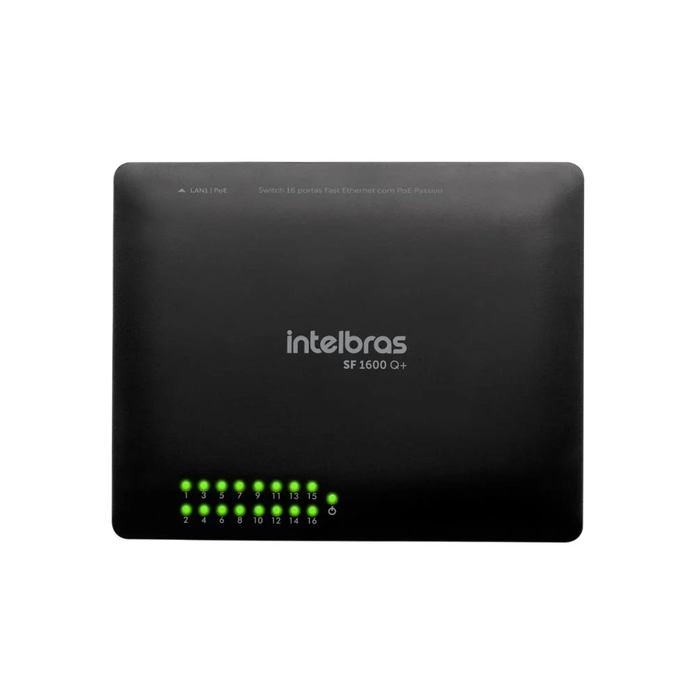 Imagem 4 de 5 do produto Switch Intelbras Sf1600 Q+ 16 Portas 10/100mps - 4760033